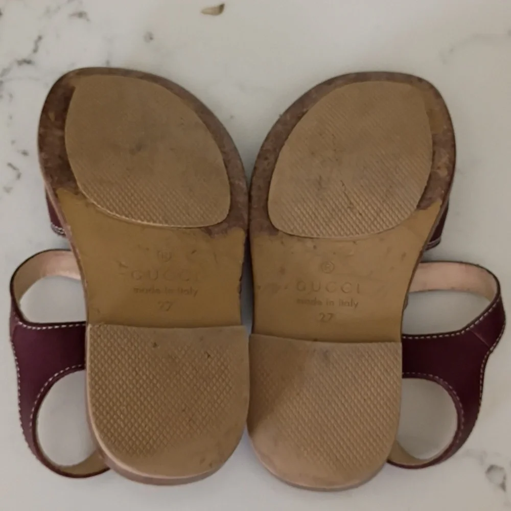 Gucci  Leather Sandals Kids